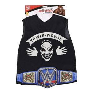 WWE "The Fiend" Bray Wyatt Shirt w/ Attached Championship Belt Wrestling Costume